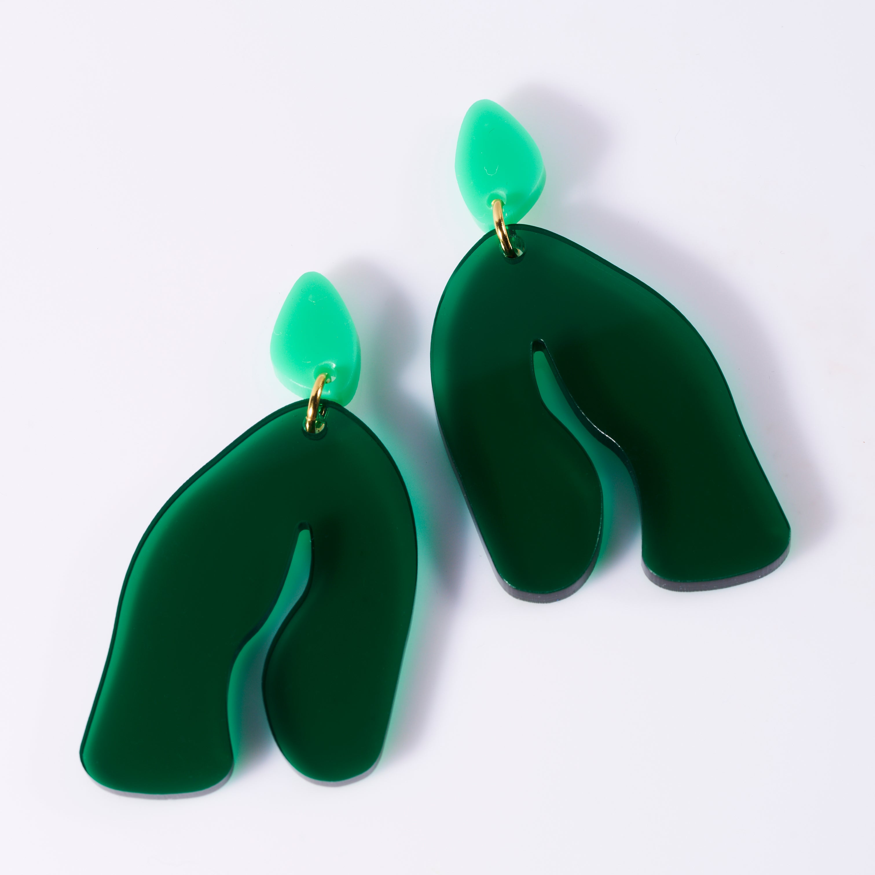 Kim - dark green & emerald