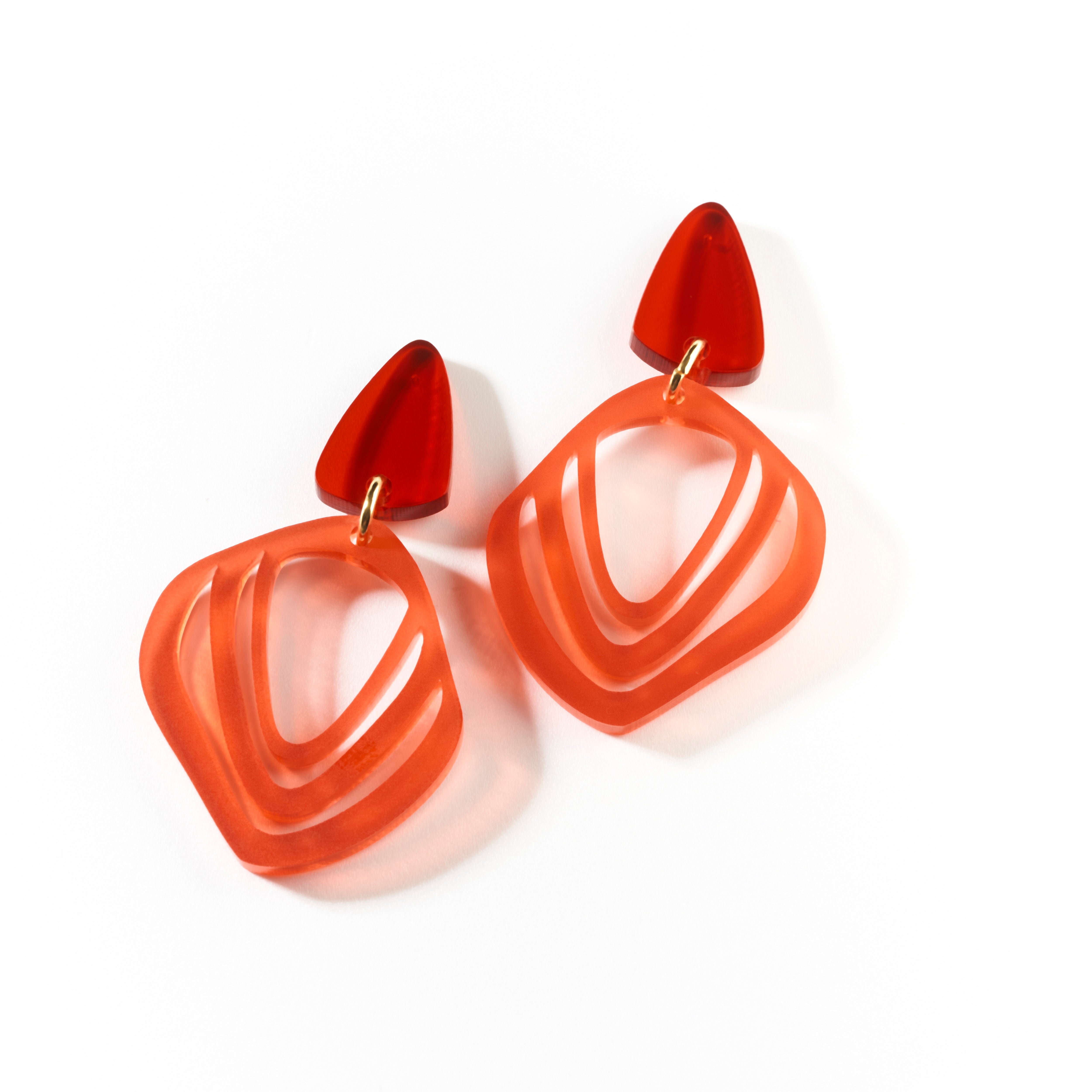 Iluska - frosted red & red