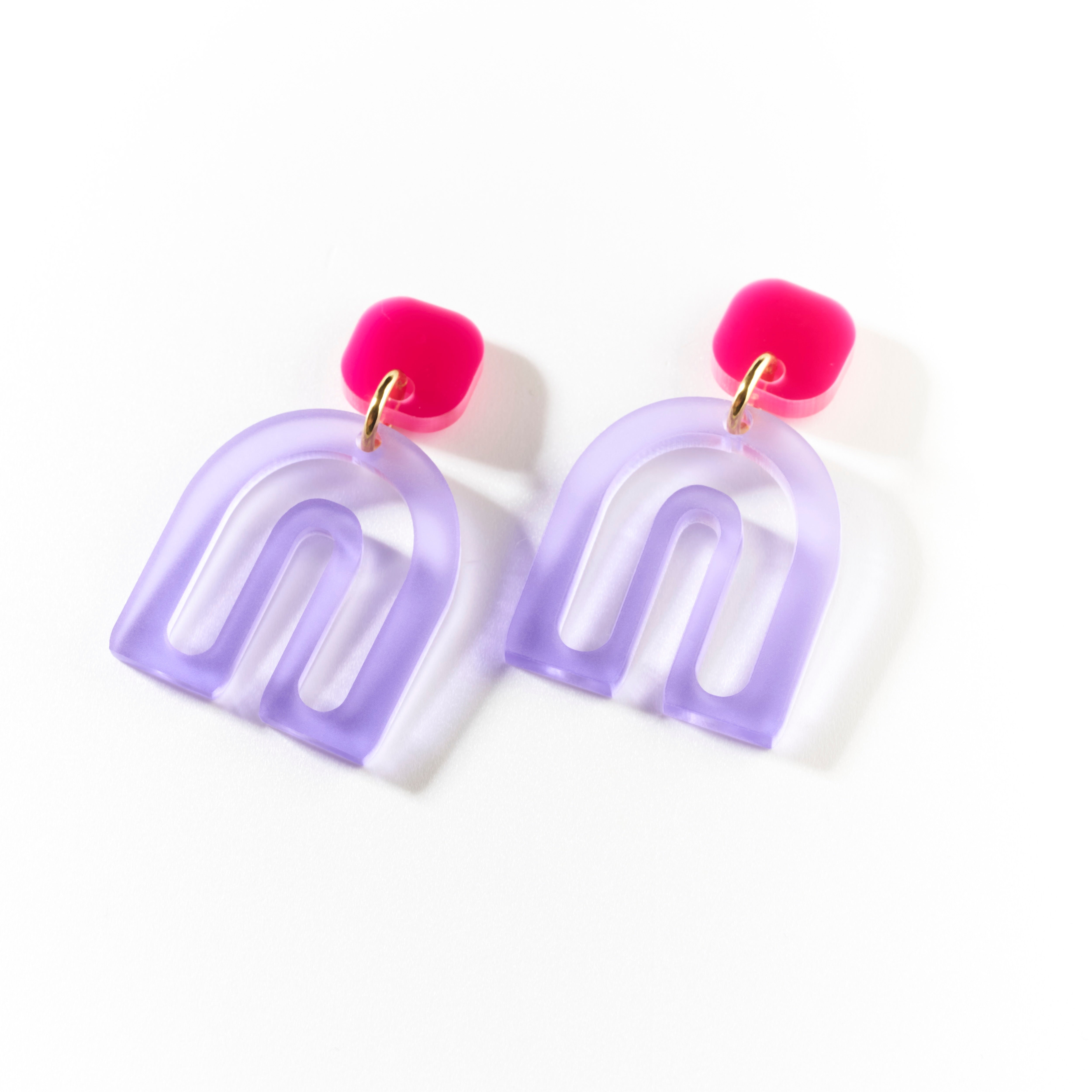 Pika - frosted lavender & magenta